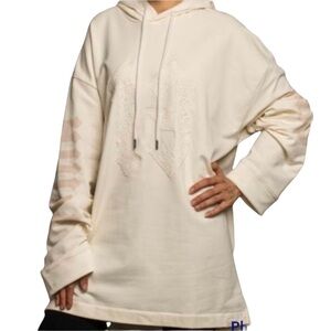 Puma x Fenty Oversized Pink Long Sleeve Graphic Hoody